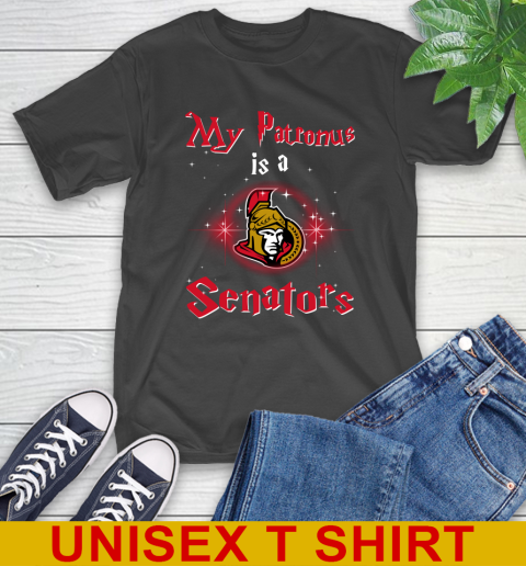 NHL Hockey Harry Potter My Patronus Is A Ottawa Senators T-Shirt