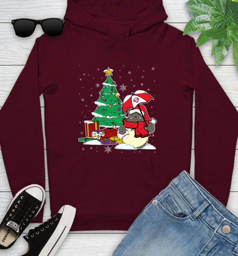Philadelphia Phillies MLB Baseball Cute Tonari No Totoro Christmas Sports Youth Hoodie 7