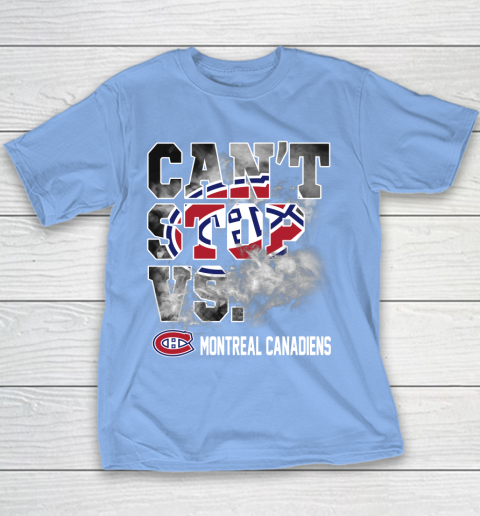NHL Montreal Canadiens Hockey Can't Stop Vs Youth T-Shirt 8