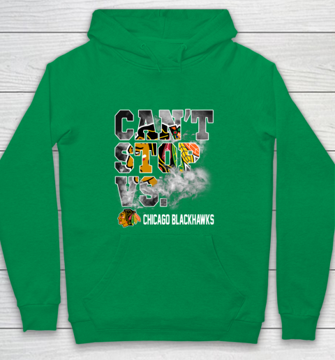 NHL Chicago Blackhawks Hockey Can't Stop Vs Youth Hoodie 4