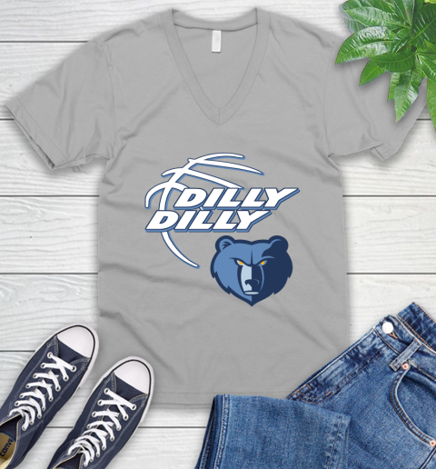 NBA Memphis Grizzlies Dilly Dilly Basketball Sports V-Neck T-Shirt 4