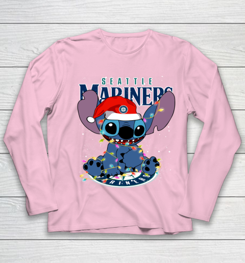 Seattle Mariners MLB noel stitch Baseball Christmas Youth Long Sleeve 6