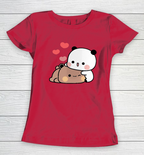 Panda Bear Hug Bubu Dudu Valentines Day's Women's T-Shirt 6