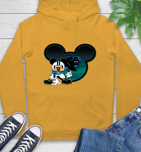 NFL Carolina Panthers Mickey Mouse Disney Football T Shirt Hoodie 3