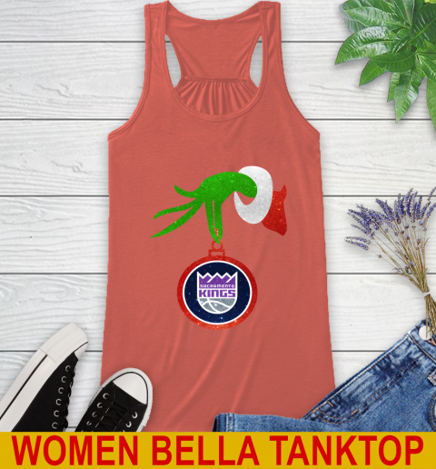 Sacramento Kings Grinch Merry Christmas NBA Basketball Racerback Tank 4