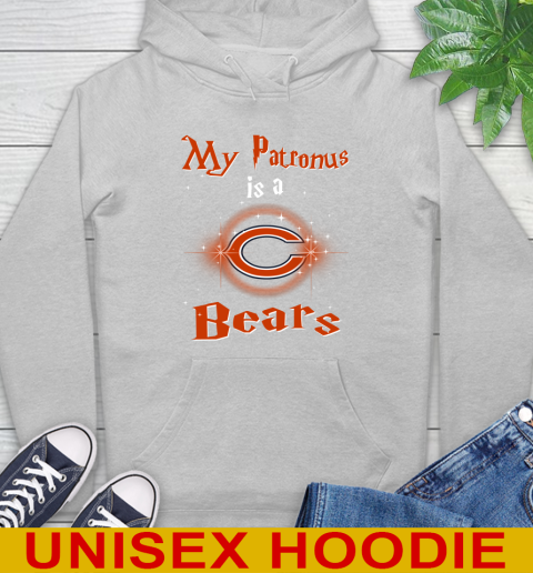 NFL Football Harry Potter My Patronus Is A Chicago Bears Hoodie 6