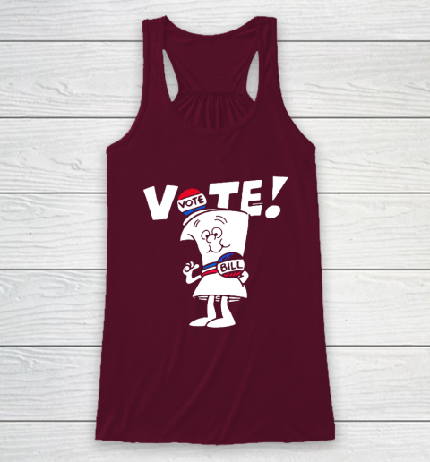Vote With Bill Racerback Tank 2