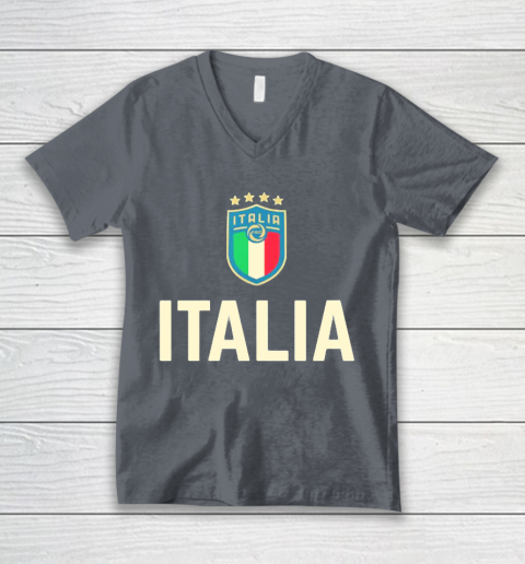 Italy Soccer Jersey 2020 2021 Euros Italia Football Team V-Neck T-Shirt 4