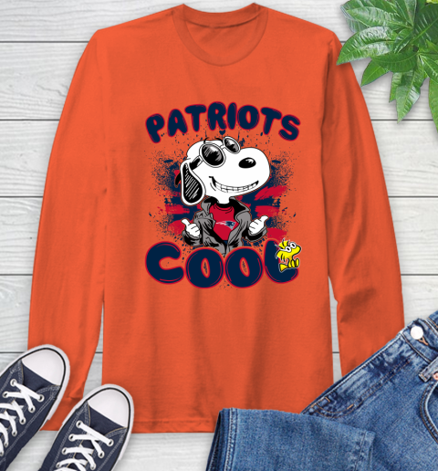 NFL Football New England Patriots Cool Snoopy Shirt Long Sleeve T-Shirt 4