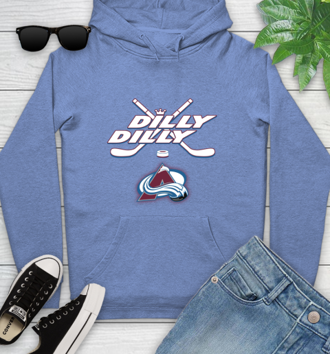 NHL Colorado Avalanche Dilly Dilly Hockey Sports Youth Hoodie 12