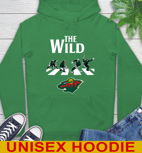 NHL Hockey Minnesota Wild The Beatles Rock Band Shirt Hoodie 8