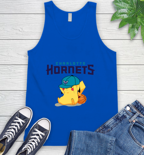 NBA Pikachu Basketball Sports Charlotte Hornets Tank Top 5