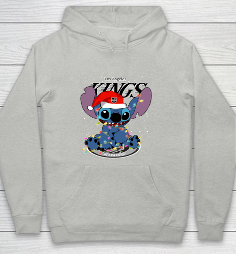 Los Angeles Kings NHL Hockey noel stitch Christmas Youth Hoodie