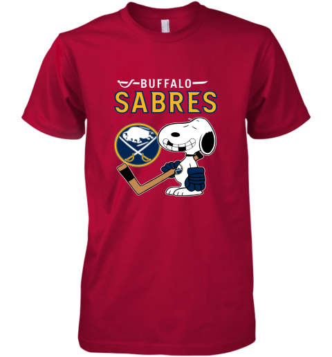 Buffalo Sabres Ice Hockey Broken Teeth Snoopy NHL Premium Men's T-Shirt