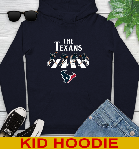 NFL Football Houston Texans The Beatles Rock Band Shirt Youth Hoodie 3