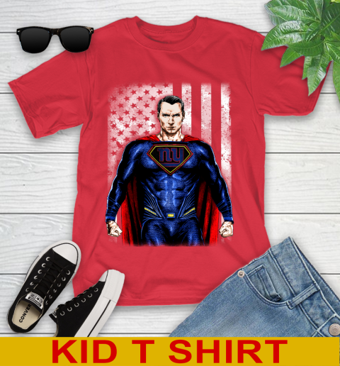 NFL Football New York Giants Superman DC Shirt Youth T-Shirt 11