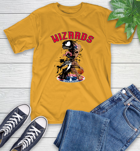 NBA Washington Wizards Basketball Venom Groot Guardians Of The Galaxy T-Shirt 3