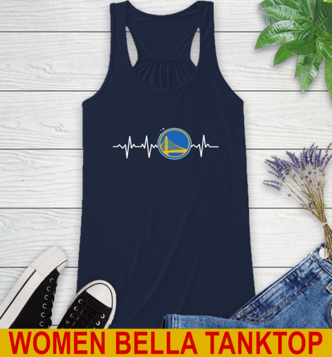 Golden State Warriors NBA Basketball Heart Beat Shirt Racerback Tank 9