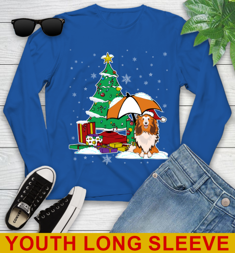 Sheltie Christmas Dog Lovers Shirts 126