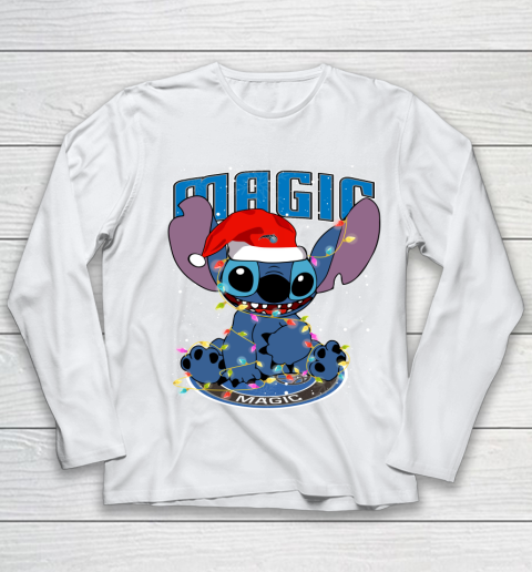 Orlando Magic NBA noel stitch Basketball Christmas Youth Long Sleeve