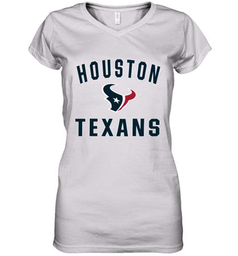 Houston Texans NFL Line by Fanatics Branded Red Victory Women's V-Neck T-Shirt