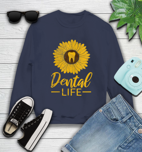 Nurse Shirt Womens Dental Life Sunflower Dental Assistant
