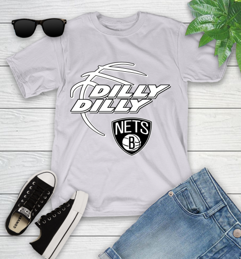NBA Brooklyn Nets Dilly Dilly Basketball Sports Youth T-Shirt 4