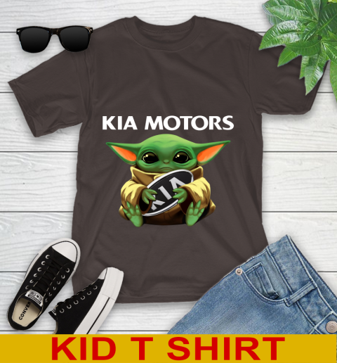 Star Wars Baby Yoda Hugs Kia Motors Car Shirt 102