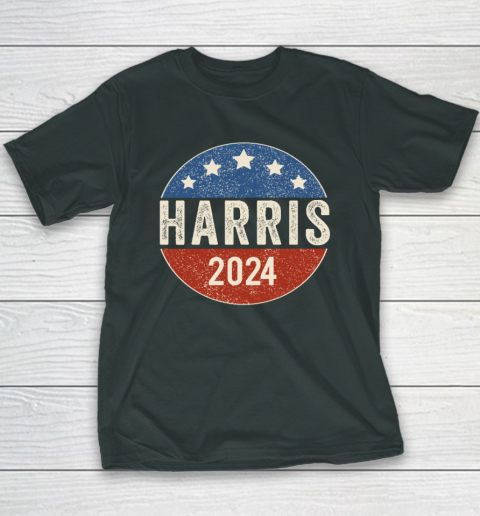 Kamala Harris 2024 For President Campaign US Flag Youth T-Shirt 3
