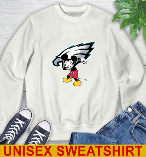 Philadelphia Eagles NFL Football Dabbing Mickey Disney Sports Sweatshirt