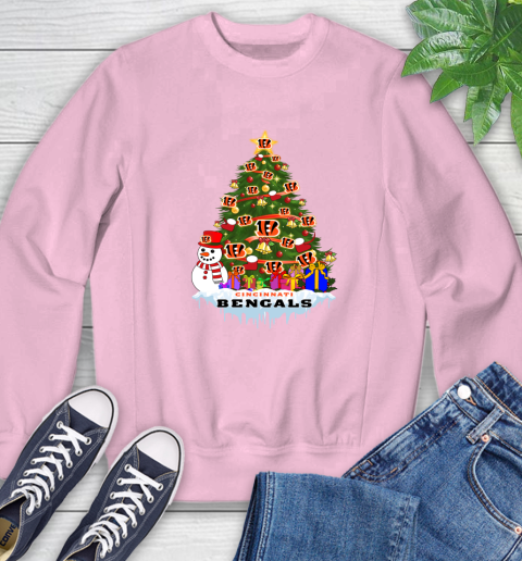 Cincinnati Bengals Merry Christmas NFL Football Sports Sweatshirt 9