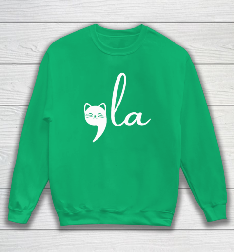 Cat Comma La Kamala Harris For President 2024 Election Sweatshirt 4
