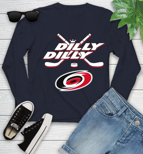 NHL Carolina Hurricanes Dilly Dilly Hockey Sports Youth Long Sleeve 3