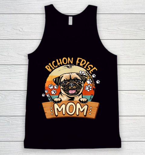 Cute Pug Dog Mom Funny Dog Lovers Tank Top