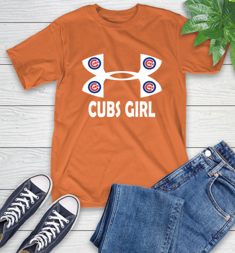 MLB Chicago Cubs Under Armour Baseball Sports T-Shirt 4