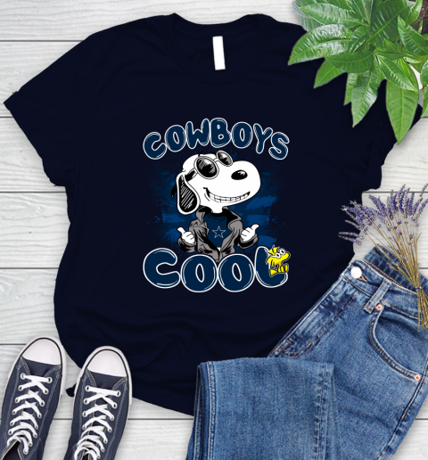 NFL Football Dallas Cowboys Cool Snoopy Shirt Women's T-Shirt 2