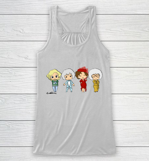 The Golden Girls  Chibis Racerback Tank