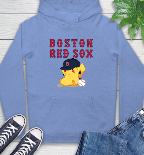 MLB Pikachu Baseball Sports Boston Red Sox Hoodie 11