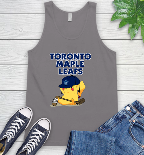 NHL Pikachu Hockey Sports Toronto Maple Leafs Tank Top 7