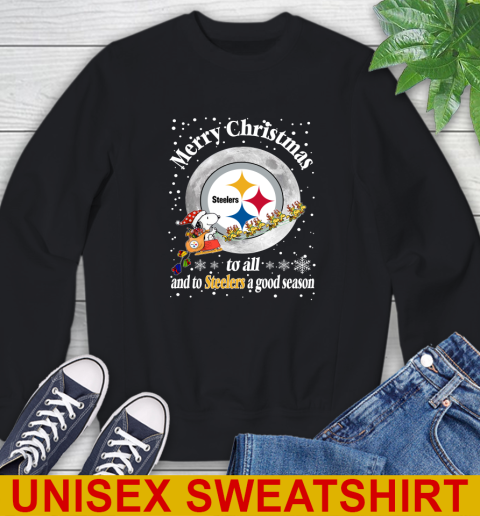 Pittsburgh Steelers Merry Christmas To All And To Steelers A Good Season NFL Football Sports Sweatshirt