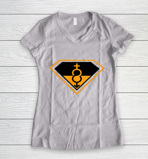 Super Straight Identity Gender Identity For Men Women Women's V-Neck T-Shirt
