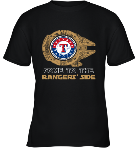 MLB Come To The Texas Rangers Side Star Wars Baseball Sports T Shirt -  Freedomdesign