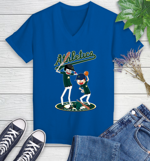 MLB Oakland Athletics Rick And Morty Baseball 86