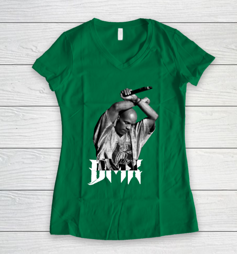 DMX vintage rap Women's V-Neck T-Shirt 3