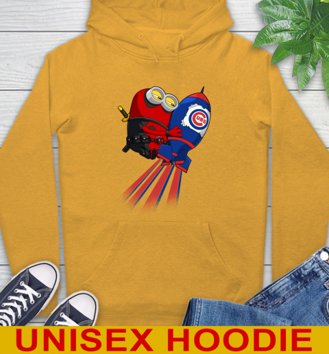 MLB Baseball Chicago Cubs Deadpool Minion Marvel Shirt Hoodie 2