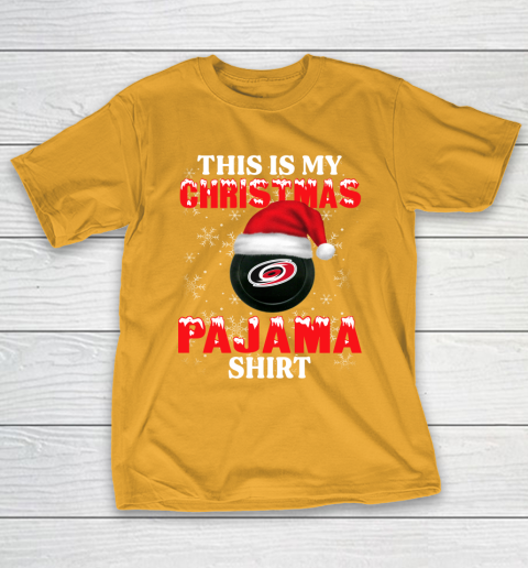 Carolina Hurricanes This Is My Christmas Pajama Shirt NHL T-Shirt 2