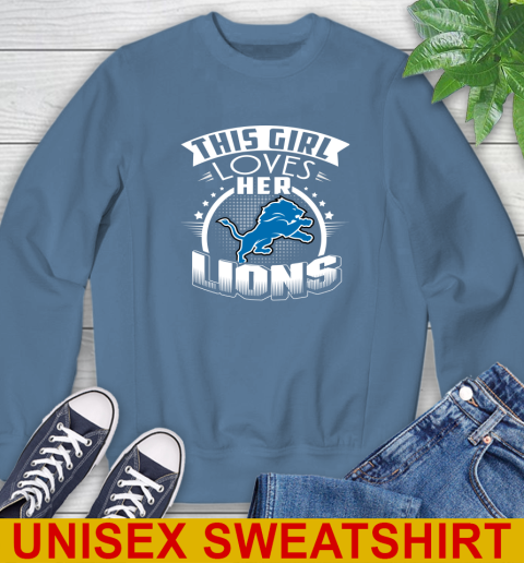 Detroit Lions NFL Football This Girl Loves Her Team 34