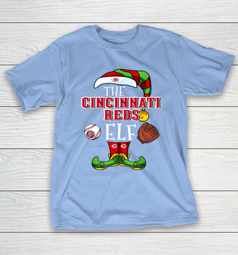 Cincinnati Reds Christmas ELF Funny MLB T-Shirt 10