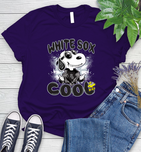 MLB Baseball Chicago White Sox Cool Snoopy Shirt Women's T-Shirt 4