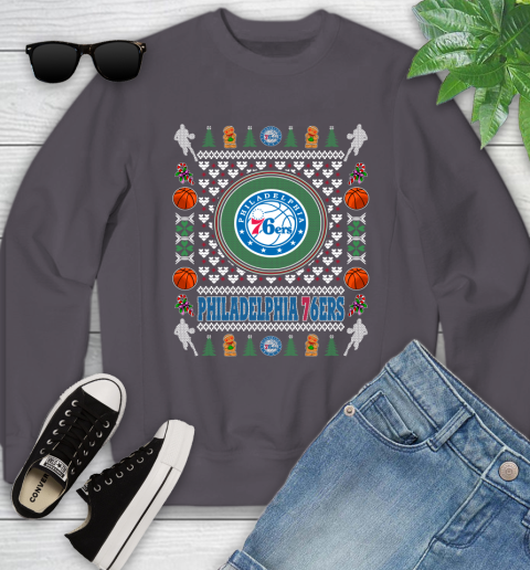 Philadelphia 76ers Merry Christmas NBA Basketball Loyal Fan Ugly Shirt 119